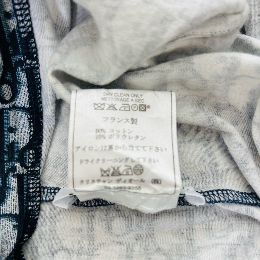 Christian Dior Vintage Trotter Blue/White Hoodie Jacket EU 38 US 6 - Picture 12 of 16